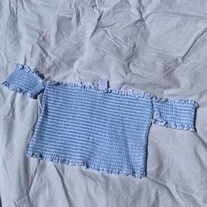 Off the shoulder crop top
